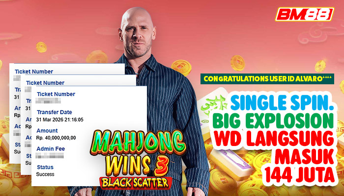 Single Spin Big Explosion WD Langsung Masuk 144JT