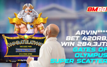 BET 420RB WIN 284,3JT! USERID ARVIN**** PECAH BESAR DI GATES OF OLYMPUS SUPER SCATTER